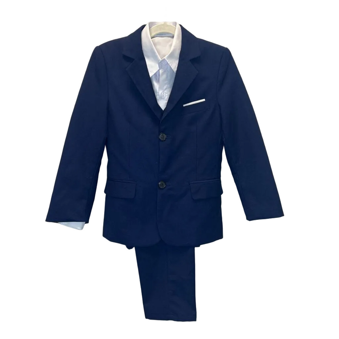 LS Suit Set with Collared Shirt
