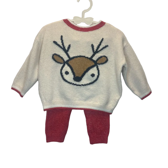 LS Sweater + Pants / Reindeer