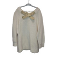 LS Sweater/Gold Bow Neck