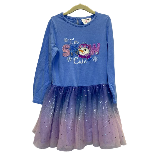 LS Tulle Skirt Dress / I'm Snow Cute
