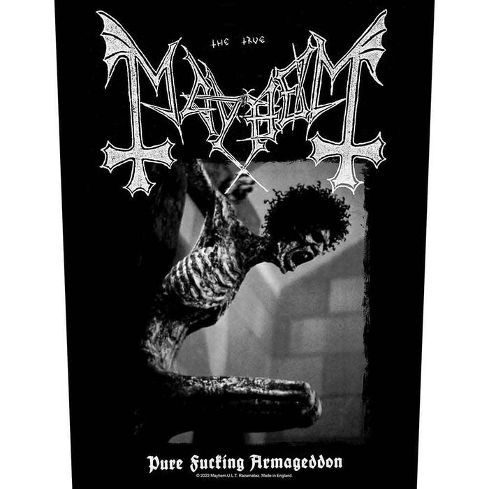 Mayhem Back Patch: Pure Fucking Armageddon