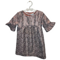 Metallic Mid-Sleeve Dress