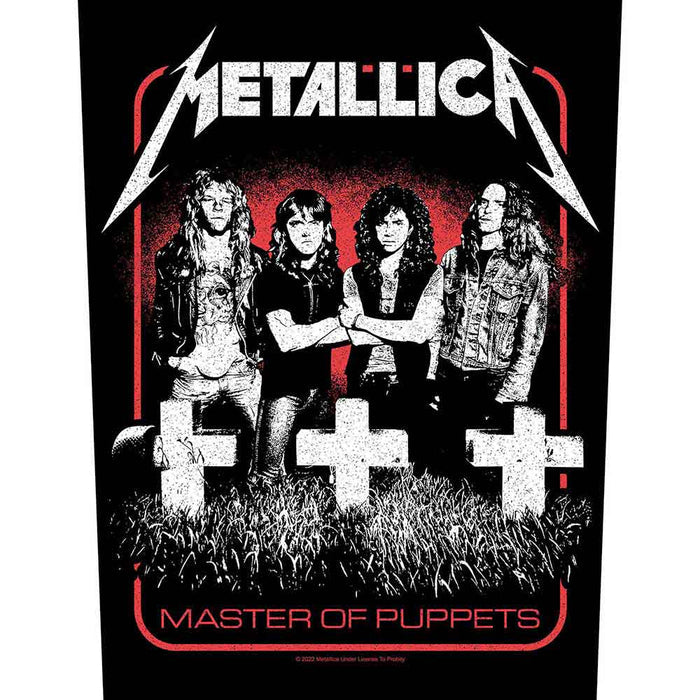 Metallica Back Patch: Master Of Puppets Band