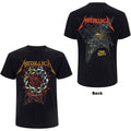 Metallica Unisex T-Shirt: Ruin/Struggle (Back Print) - Black