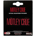 Motley Crue Pin Badge: Logo