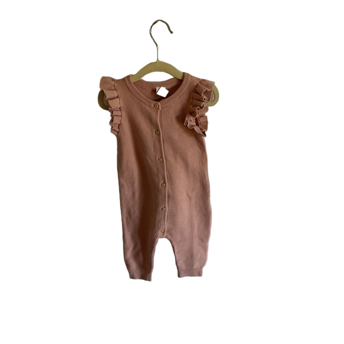 Ruffle Sleeve Romper