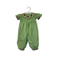 Ruffle Sleeve Smocked Dress / Santa Hats