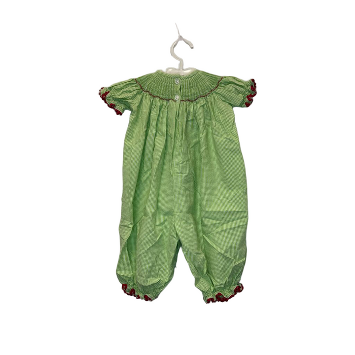 Ruffle Sleeve Smocked Dress / Santa Hats