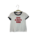 Short Sleeve Shirt/Red Letters