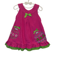 Sleeveless Corduroy Christmas Dress