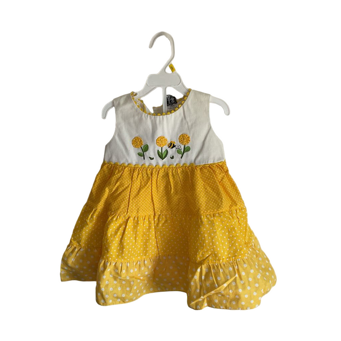 Sleeveless Cotton Dress + Diaper Cover