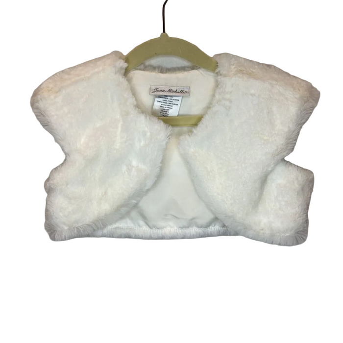 Sleeveless Cropped Fur Vest