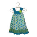Sleeveless Dress + Diaper Cover / Flowers