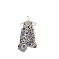 Sleeveless Lace Collar Dress / Flowers
