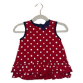 Sleeveless Polka Dot Shirt