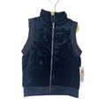 Sleeveless Puff Vest/Faux Suede