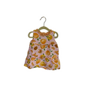 Sleeveless Ruffle Collar Dress / Oranges