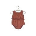 Sleeveless Terry Cloth Romper