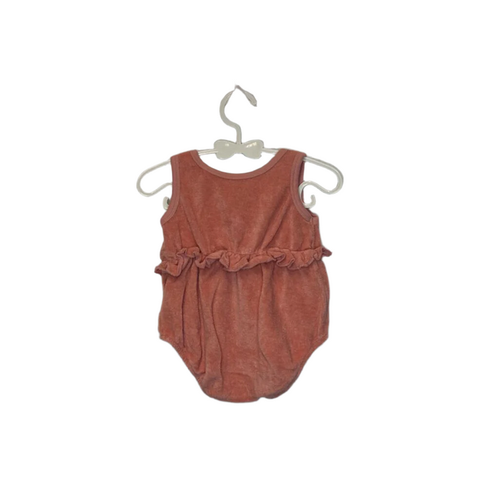 Sleeveless Terry Cloth Romper