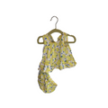 Sleeveless Top + Diaper Cover / Lemons