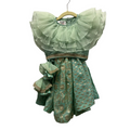 Sleeveless Tulle Collared Dress. Special Occasion
