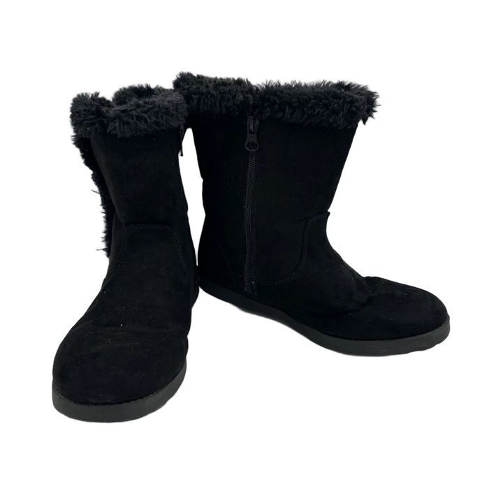 Slip on Boots/Faux Fur