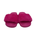 Slip On Faux Fur Sandals