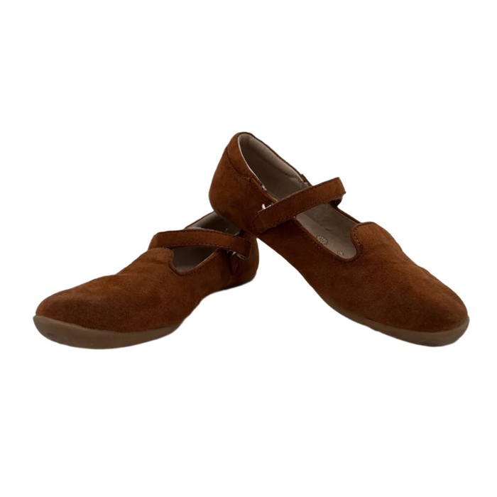 Slip on Mary Janes/Velcro Suede