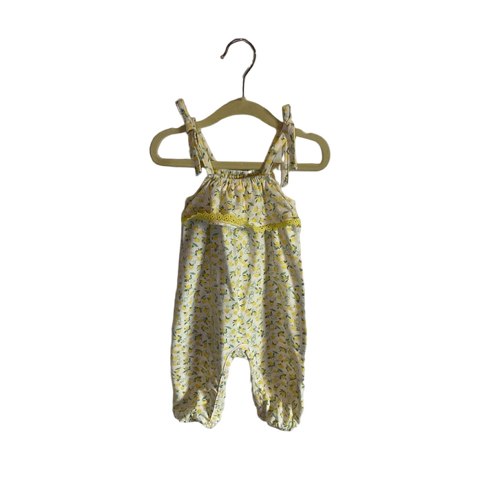 Spaghetti Strap Romper / Lemons