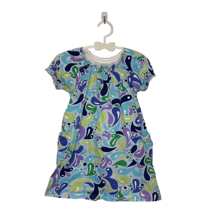 SS Cotton Dress / Splash Pattern