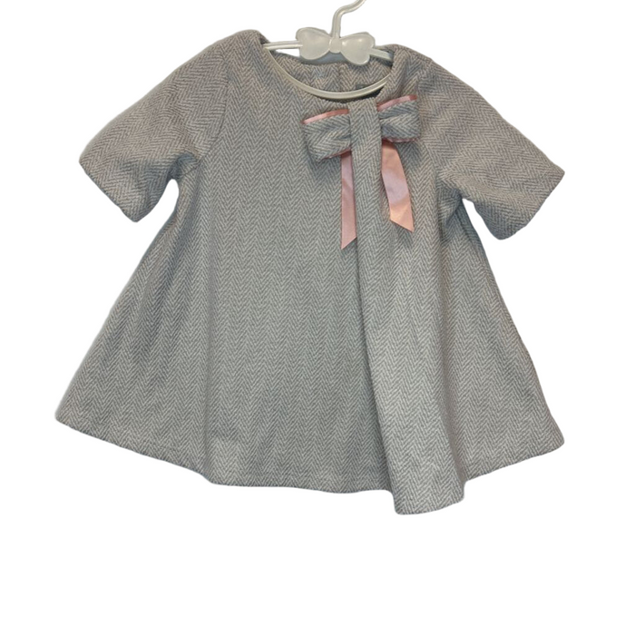 SS Dress with Neck Bow