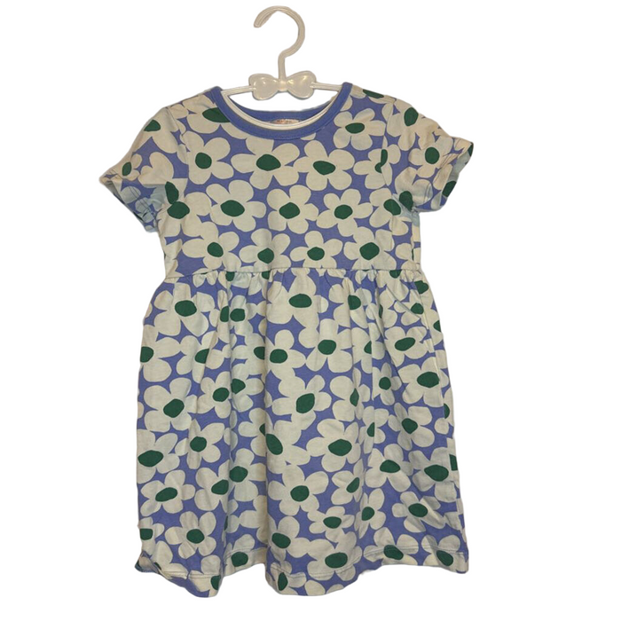 SS Empire Waist Cotton Dress / Flowers