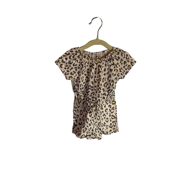 SS Leopard Print Romper
