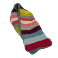 Striped Velcro Clasped Scarf