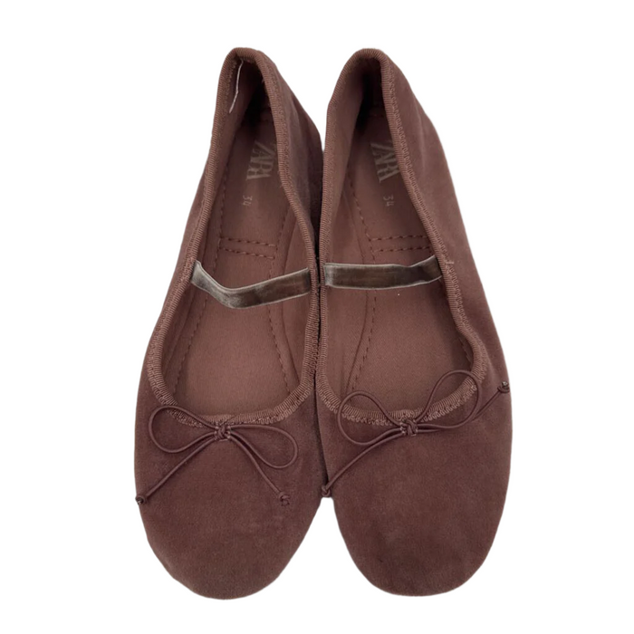 Suede Elastic Band Dress Flat Shoes