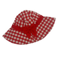 Sun Hat/Red Plaid