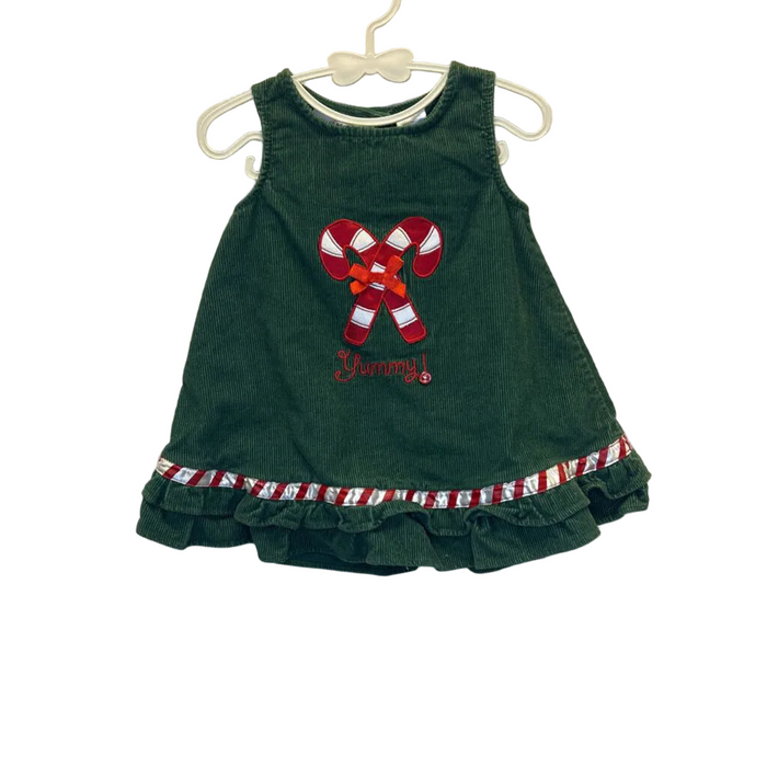 Tank Dress Corduroy/Candy Canes