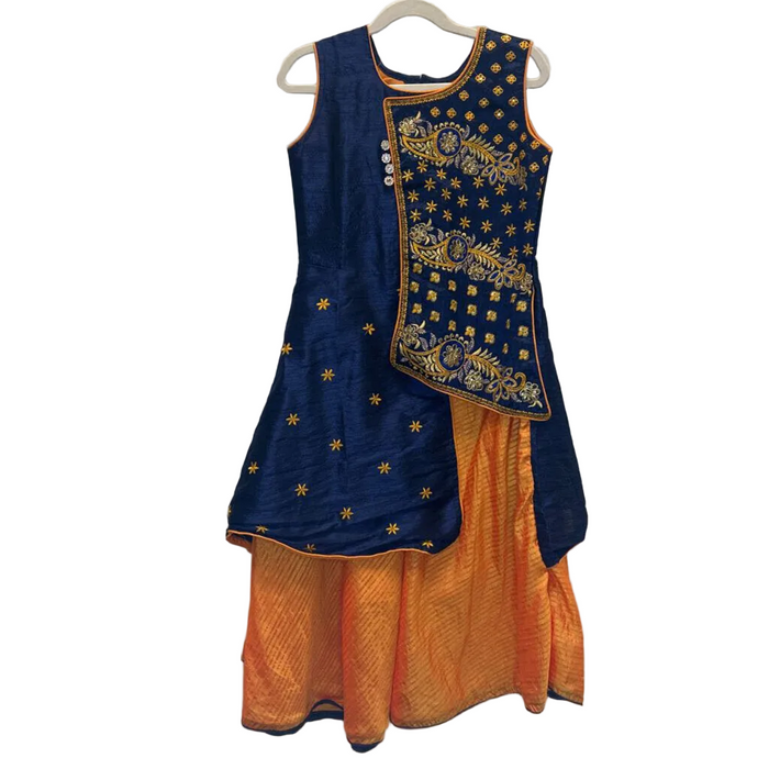 Tank Top Formal Indian Wear Dress/Embroidered