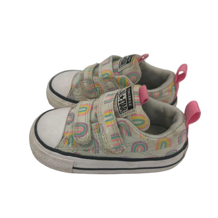 Tennis Shoes/Velcro Straps / Rainbow