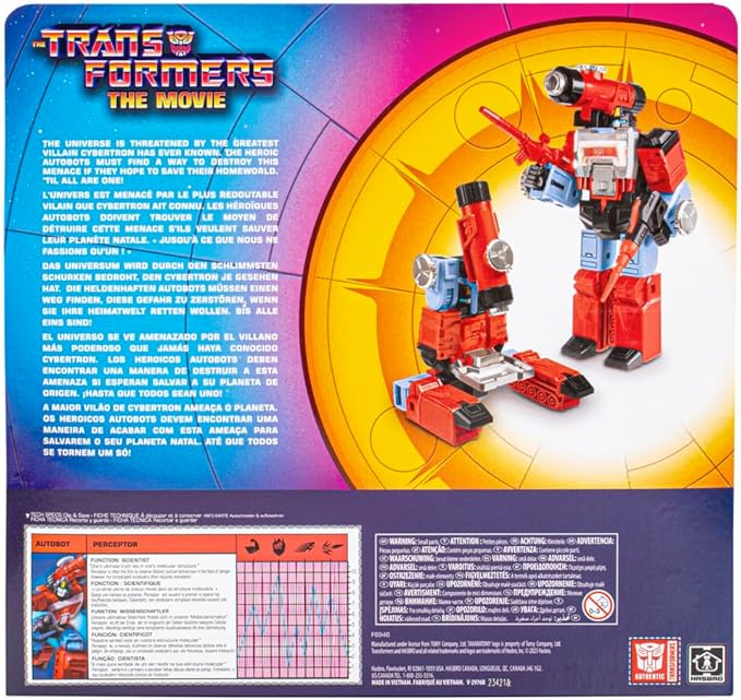 Transformers Retro - Transformers: The Movie - Autobot Scientist Perceptor - Action Figure