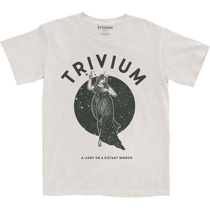 Trivium Unisex T-Shirt: Moon Goddess - Off-White