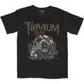 Trivium Unisex T-Shirt: Skelly Flower - Black