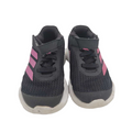 Velcro Clasp Sneakers / Pink Stripes