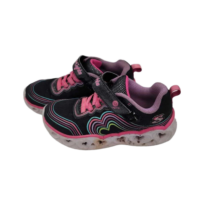 Velcro Sneakers/Rainbow Lines