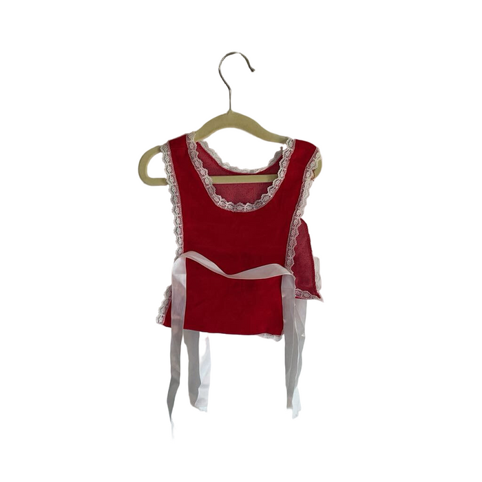 Velvet Tie Waist Apron