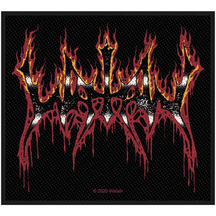 Watain Standard Patch: Flaming Logo