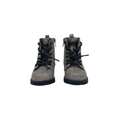 Zip + Lace Up Boots / Glittery