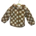 Zip Up Fleece Hooded Jacket