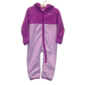 Zip Up Hooded Fleece Romper