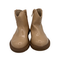 Zip Up Patent Leather Boots